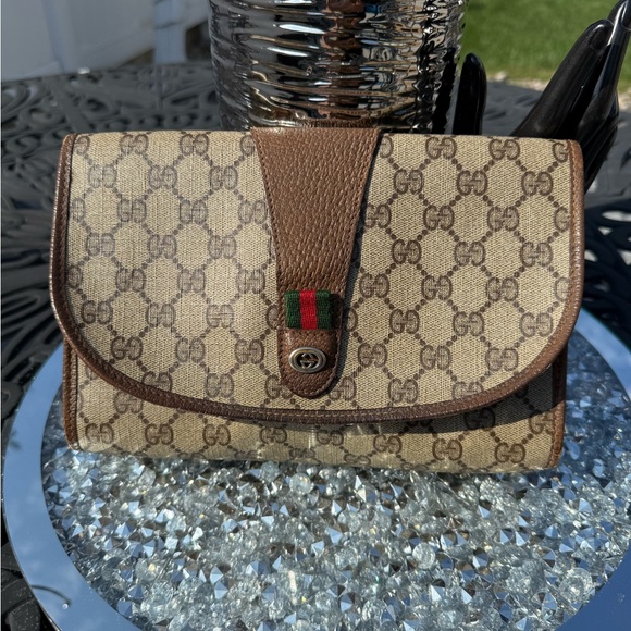 Gucci Brown and Tan Women's Bag/pouch - Picture 1 of 7